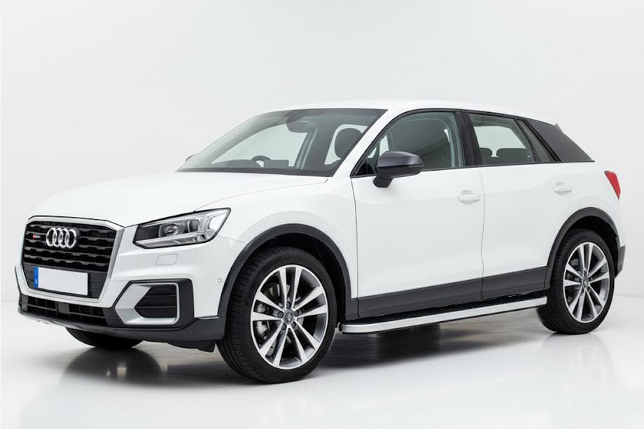 Audi Q2 2016- Side Steps Tayga Grey (2 pcs, Aluminum) Image