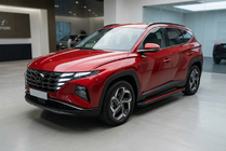 Hyundai Tucson NX4 2021- Side Steps Maya Red (2 pcs, Aluminum) photo 1