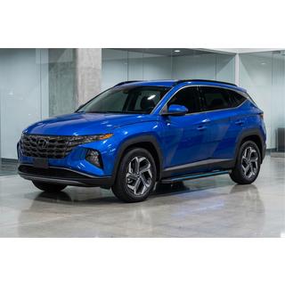 Side Steps Maya Blue (2 pcs, Aluminum) Hyundai Tucson NX4 2021- photo 1