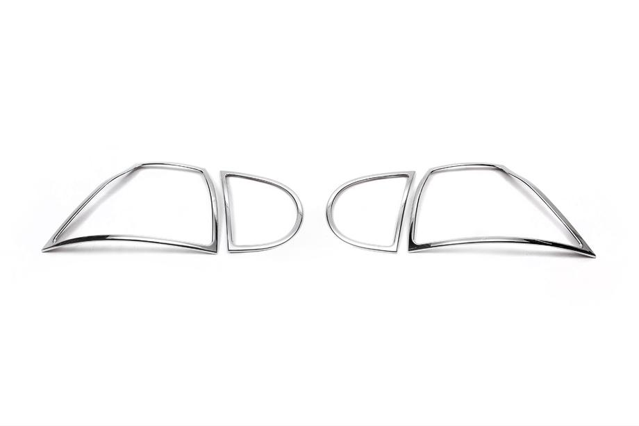 Volkswagen Golf 5 2003-2009 Chrome Tail Light Covers (2 pcs, Plastic) Image