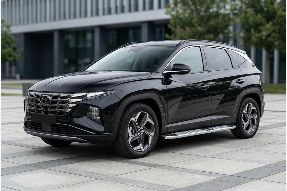 Hyundai Tucson NX4 2021- Side Steps Mevsim Grey (2 pcs, Aluminum) Image