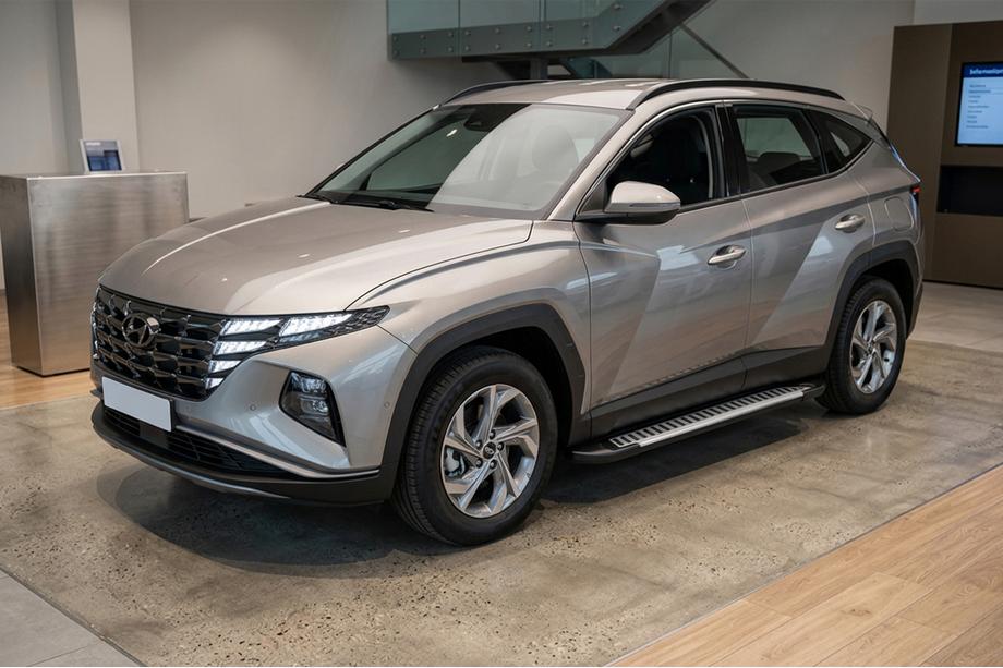 Hyundai Tucson NX4 2021- Side Steps Line (2 pcs, Aluminum) Image