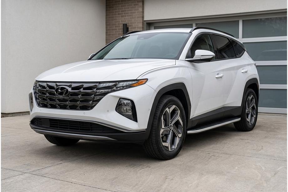 Hyundai Tucson NX4 2021- Side Steps Tayga Grey (2 pcs, Aluminum) Image