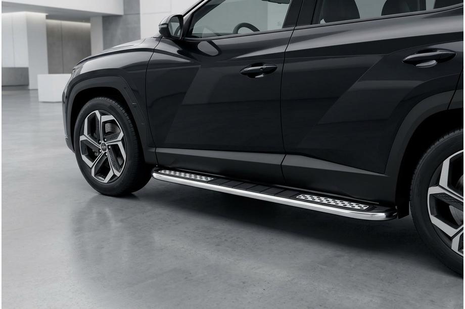 Hyundai Tucson NX4 2021- Side Steps Tayga V2 (2 pcs, Aluminum) Image