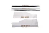 Ford Connect 2014-2021 Carmos Stainless Steel Inner Door Sill Protectors (4 pcs) photo 1