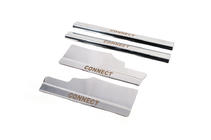 Ford Connect 2014-2021 Carmos Stainless Steel Inner Door Sill Protectors (4 pcs) photo 2