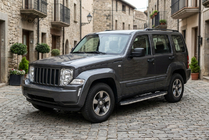 Jeep Cherokee/Liberty 2007-2013 Side Steps Bosphore Grey (2 pcs, Aluminum) photo 1