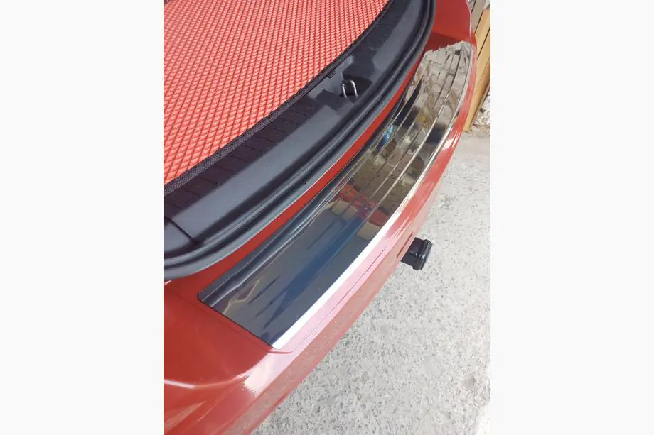Dodge Journey 2008-2020 Rear Bumper Protector Carmos Stainless Steel Image