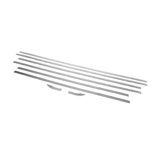Lower Window Moldings Medium Wheelbase (8 pcs, Stainless Steel) Man TGE 2017- photo 3