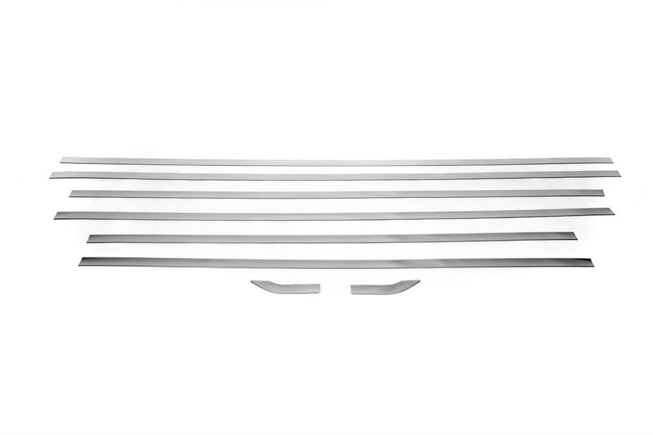 Man TGE 2017- Lower Window Moldings Medium Wheelbase (8 pcs, Stainless Steel) Photo 2