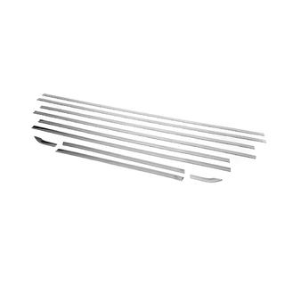 Lower window trims long wheelbase (10 pcs, stainless steel) Man TGE 2017- photo 3