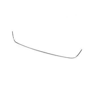 Front bumper chrome trim (1 pc, stainless steel) photo 3