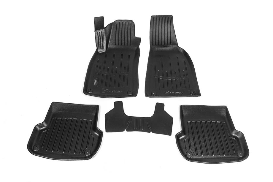 Audi A4 B6 2000-2004 Stingray 3D Rubber Floor Mats (5 pcs, Polyurethane) Image