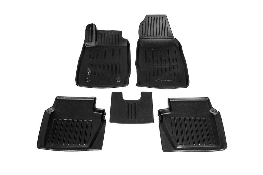 Ford Fiesta 2008-2017 Stingray 3D Rubber Floor Mats (5 pcs, Polyurethane) Image
