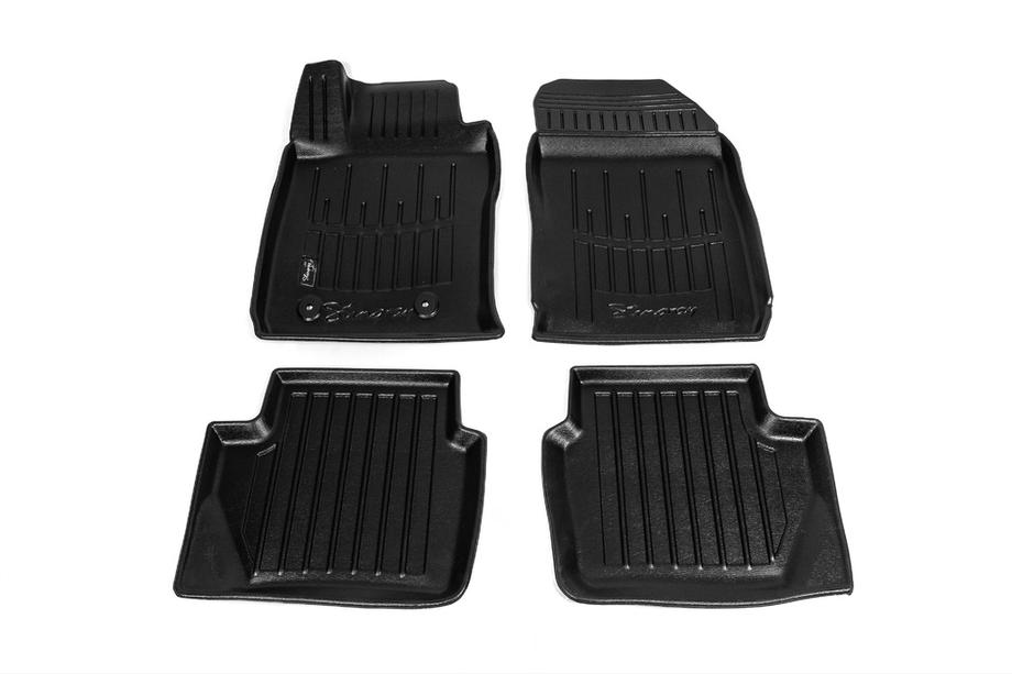 Ford Fiesta 2008-2017 Stingray 3D Floor Mats for USA (4 pcs, Polyurethane) Photo 1
