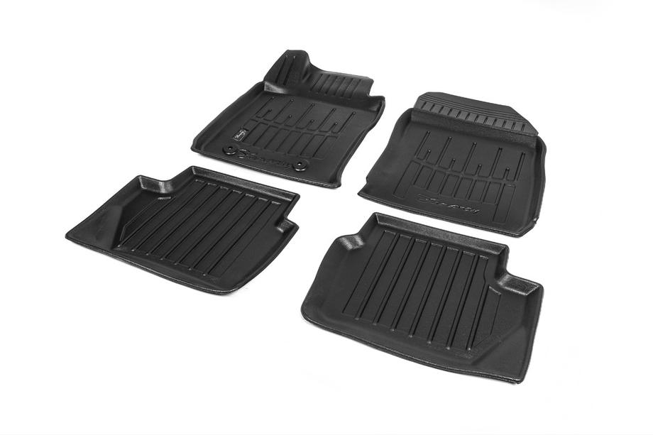 Ford Fiesta 2008-2017 Stingray 3D Floor Mats for USA (4 pcs, Polyurethane) Photo 2