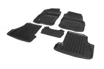 Ford Focus III 2011-2017 Stingray 3D Rubber Floor Mats (5 pcs, Polyurethane) photo 2