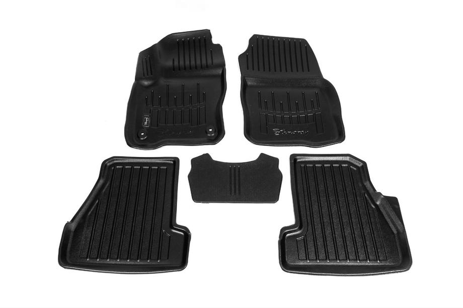 Ford Focus III 2011-2017 Stingray 3D Rubber Floor Mats (5 pcs, Polyurethane) Image