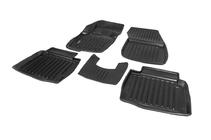 Ford Fusion 2012-2020 Stingray 3D Rubber Floor Mats (5 pcs, Polyurethane) photo 2