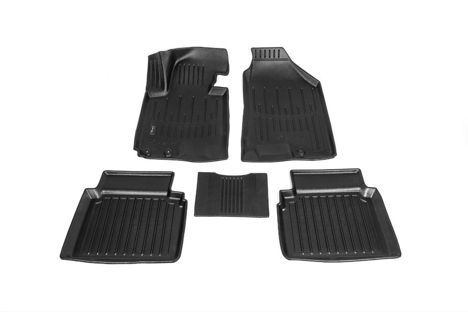 Hyundai IX-35 2010-2015 Stingray 3D Rubber Floor Mats (5 pcs, Polyurethane) Image