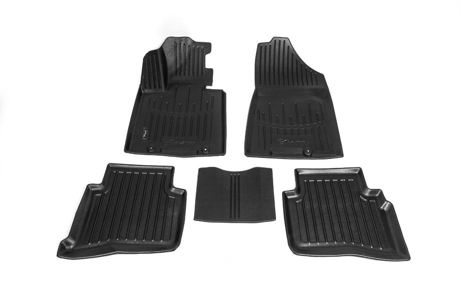 Hyundai Tucson TL 2016-2021 Stingray 3D Rubber Floor Mats (5 pcs, Polyurethane) Image