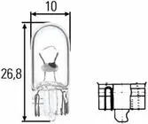 Indicator Bulb Narva 17109 W3W 24V 3W W2.1X9.5d photo 2