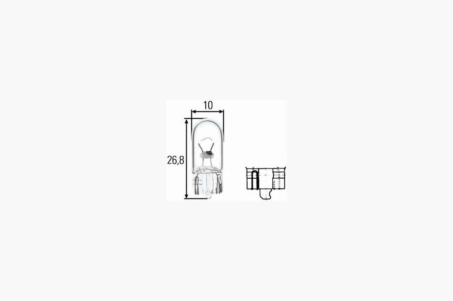 Indicator Bulb Narva 17177 W5W 12V 5W W2.1X9.5d Image