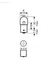 Indicator Bulb Narva 17311 R10W 12V 10W BA15s photo 2