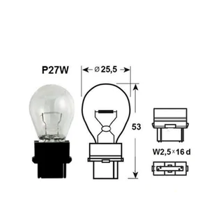 Indicator Bulb Narva 17941 P27W 12V 27W W2,5x16d photo 2