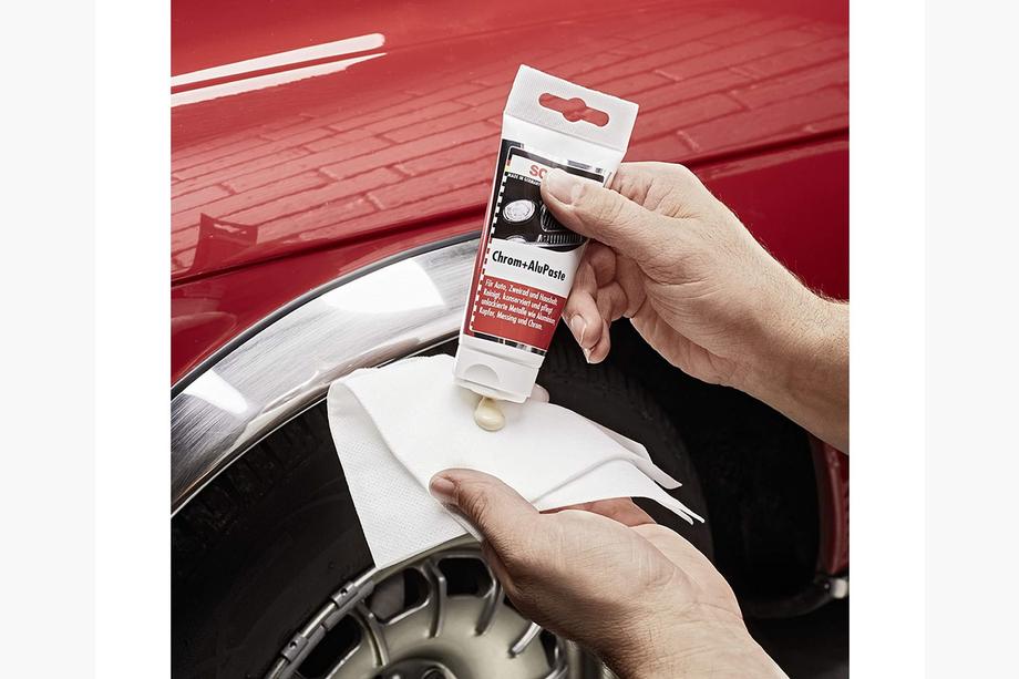 Sonax Chrome and Aluminum Cleaning Paste, 75 ml Photo 3