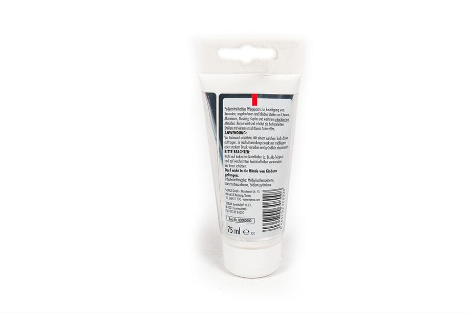 Sonax Chrome and Aluminum Cleaning Paste, 75 ml Photo 5