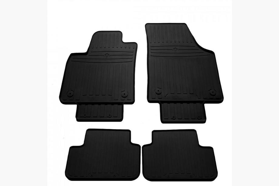 Volkswagen Atlas (Terramont) 2016- Rubber Floor Mats (4 pcs, Stingray Premium) Image