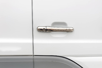 Mercedes Atego 1998-2004 Door Handle Covers (2 pcs, Stainless Steel) Carmos - Turkish Stainless Steel photo 2