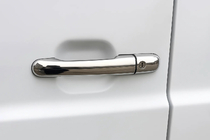 Mercedes Atego 1998-2004 Door Handle Covers (2 pcs, Stainless Steel) Carmos - Turkish Stainless Steel photo 1