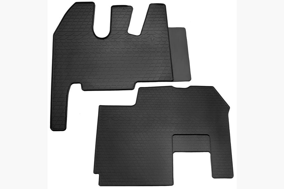 Renault Magnum 2001-2013 Rubber Floor Mats (2 pcs, Stingray Premium) Image