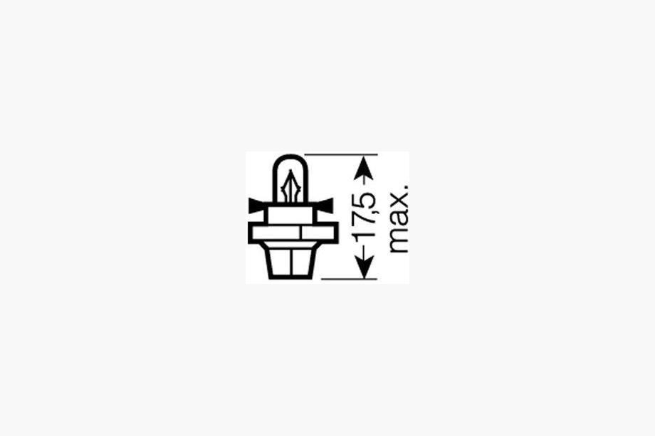 Indicator Bulb Osram 2352MFX X8.4d 12V 2W Photo 2