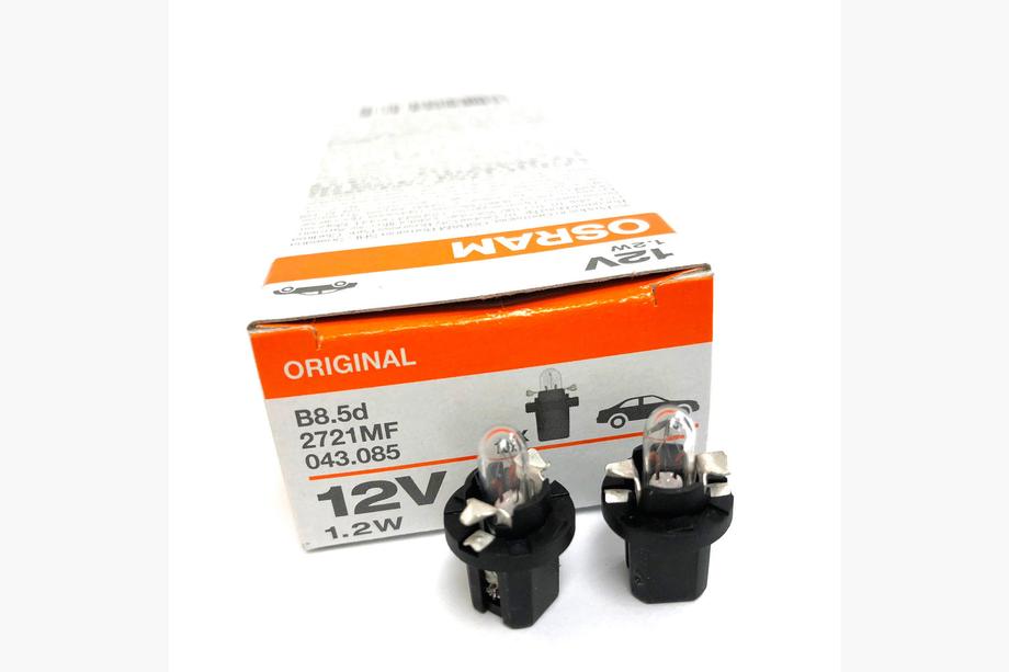 Indicator Bulb Osram 2721MF 1.2W 12V B8.5d 5X10FS Image