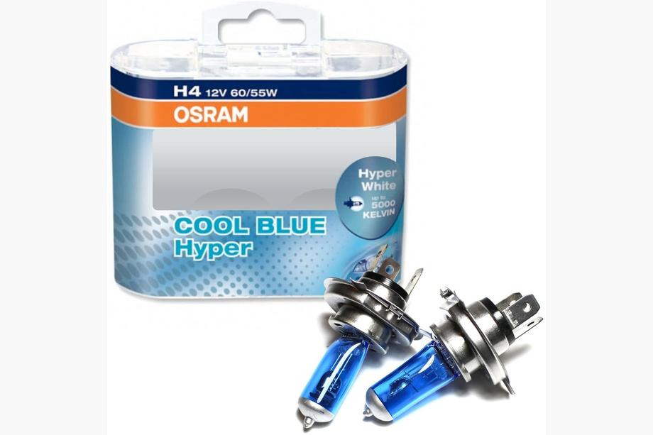 Headlight Bulb Osram H4 60/55W Cool Blue Hyper 64193CBH Image