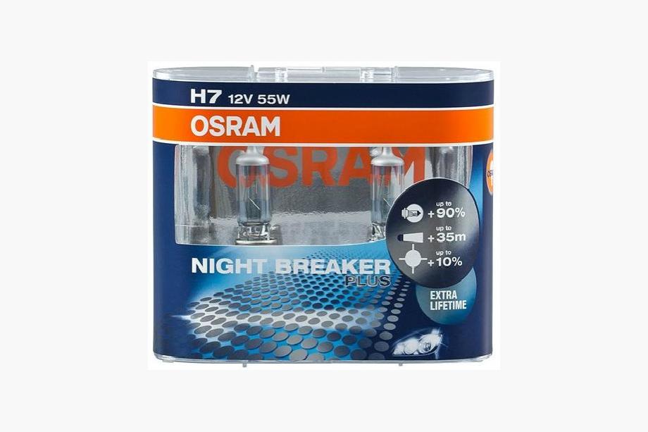 Osram H7 55W Night Breaker Plus 64210NBP Headlight Bulb Image