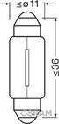 Indicator Bulb Osram 6423-02B C5W 36mm 24V SV8.5-8 photo 2