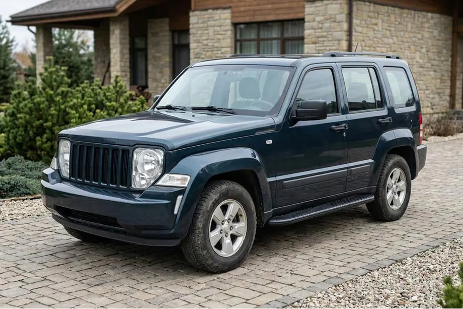 Jeep Cherokee/Liberty 2007-2013 Side Steps Bosphore Black (2 pcs, Aluminum) Image