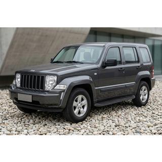 Side Steps Tayga Black (2 pcs, Aluminum) Jeep Cherokee/Liberty 2007-2013 photo 1