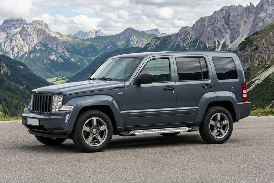 Jeep Cherokee/Liberty 2007-2013 Side Steps Vision New Grey (2 pcs, Aluminum) Image
