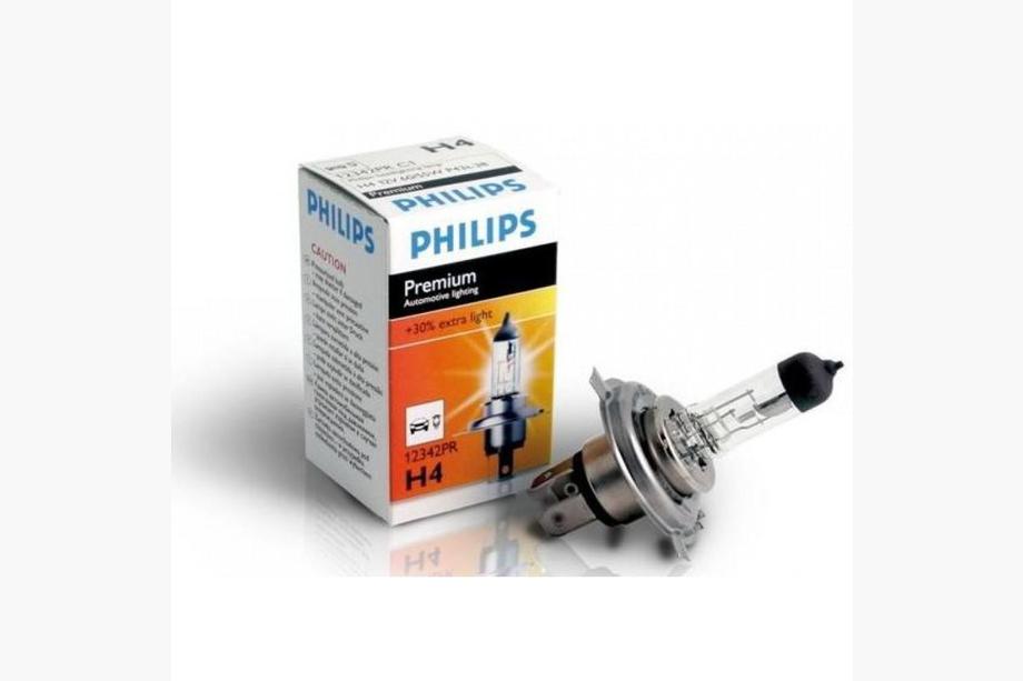 Philips H4 60/55W 12342PR Premium +30% Headlight Bulb Image