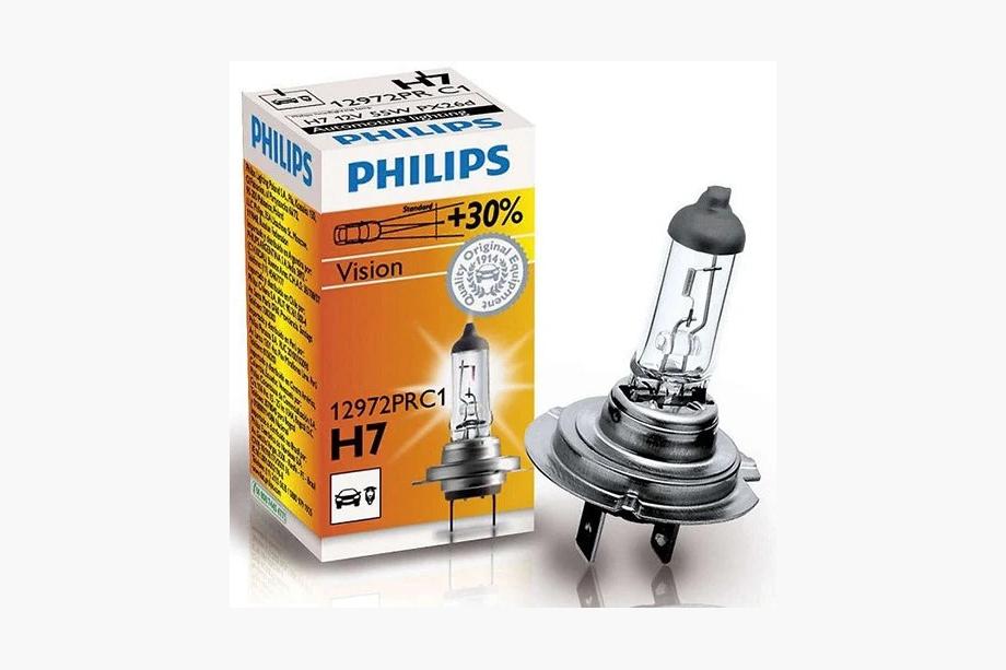 Philips H7 55W 12972PR Premium +30% Headlight Bulb Image