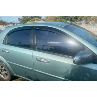 Window Deflectors HB (4 pcs, HIC) Chevrolet Lacetti 2003-2024 photo 2