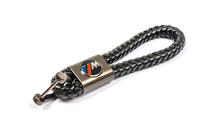 BMW Leather Keychain with M Logo photo 2