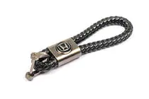 Honda Leather Keychain V1 with Honda Logo photo 2