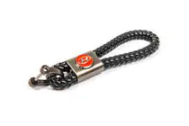 Hyundai Leather Keychain V1 with Hyundai Logo photo 2