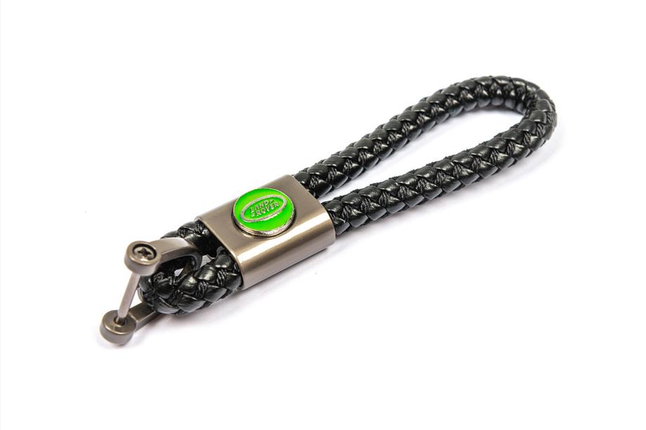 LandRover Leather Keychain V1 with LandRover Logo Photo 2